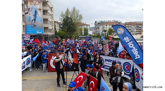 Çankırı'da 1 Mayıs Emek Ve Dayanışma Gününde İşçiler Meydanda Buluştu