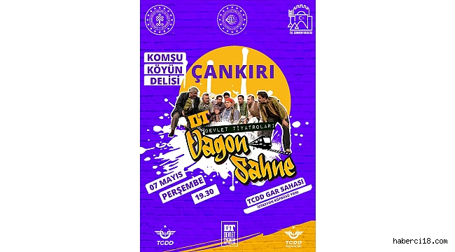 Çankırı Garı'nda Sanat Treni