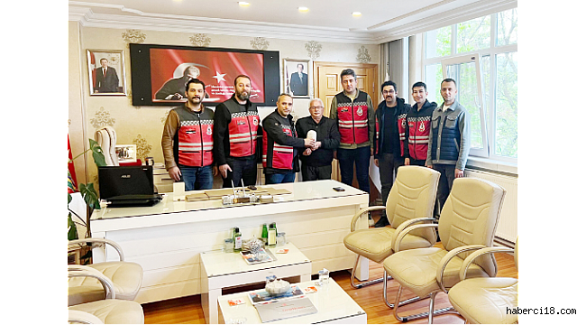 Çankırı Motosiklet Derneğinden Korgun Belediyesine Ziyaret