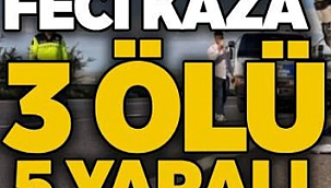 Çerkeş İlçesi D-100 Devlet Karayolunda Ölümlü Yaralanmalı Trafik Kazası 3 Ölü 5 Yaralı