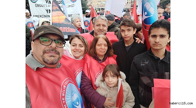 Eğitim-İş'ten 1 Mayıs Basın Açıklaması