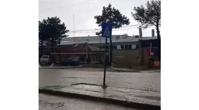 Şabanözü'nde Kuvvetli Sağanak Sonrası Bir Fabrikayı Sel Bastı