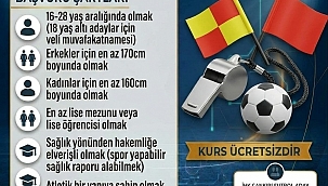 Çankırı Futbol Aday Hakem Kursu Açılıyor