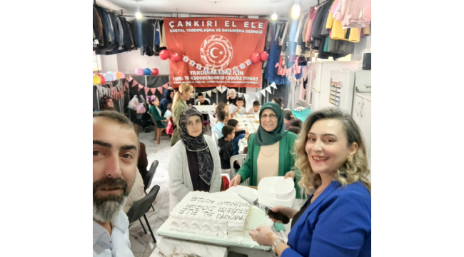 Çankırı El Ele Sosyal Yardımlaşma Ve Dayanışma Derneği Doğum Günü Kutlaması