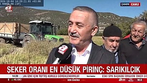 Sarıkılçık Pirinci, A Haber Ekranlarında Türkiye'ye Tanıtıldı