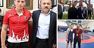 Başkan Esen'in Bol Madalyalı Güreşçisi Fatih Özgen Kampa Girdi
